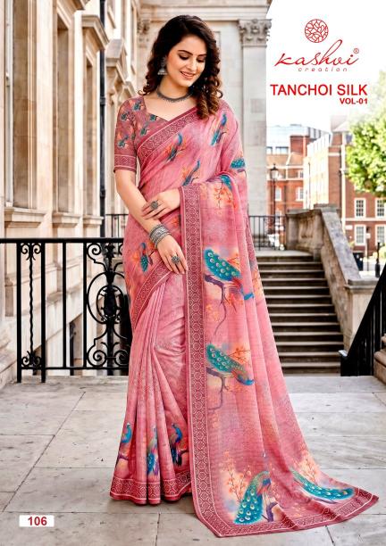 Kashvi tanchoi silk vol 1 surat saree surat gujarat